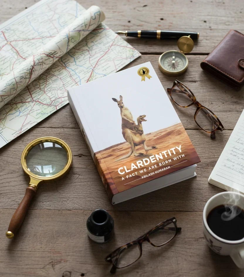 Clardentity Book on Table